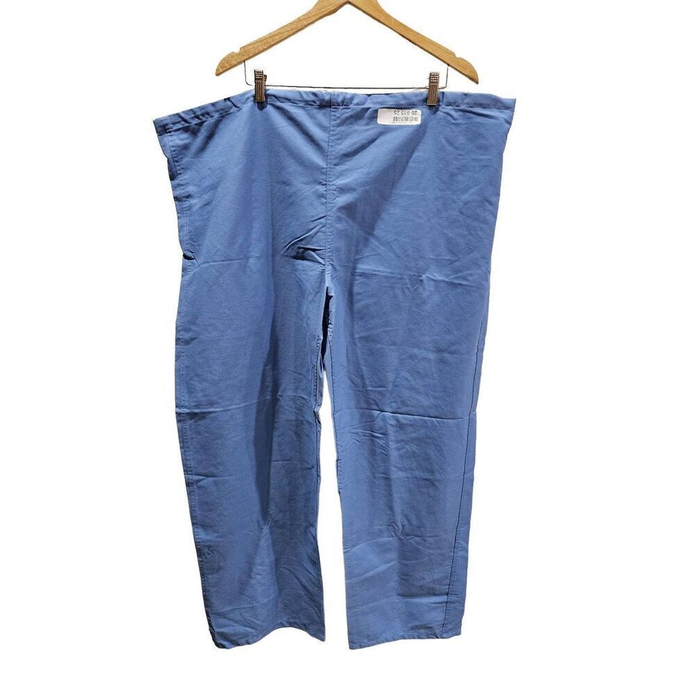 Medline 2XL scrub bottom light blue